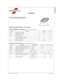 FJD3076TM Datasheet Pagina 2