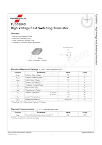 FJD5304DTF Datasheet Page 2