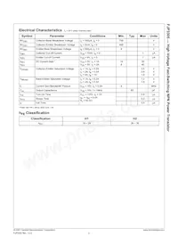 FJP3305H2 Datasheet Page 3