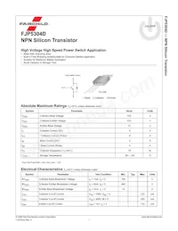 FJP5304D Datasheet Page 2