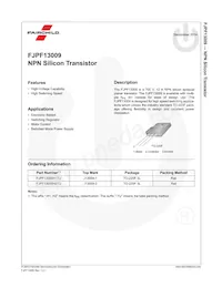 FJPF13009TTU Datasheet Page 2