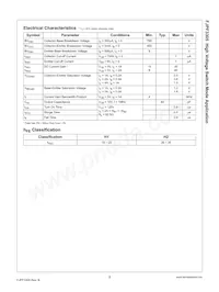 FJPF3305TU Datasheet Page 3