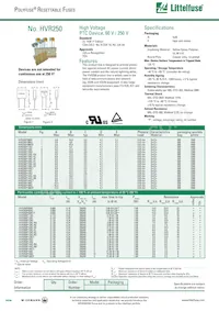 HVR250P080CFF Datasheet Cover
