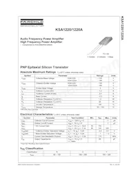 KSA1220AYSTSTU Datasheet Page 2