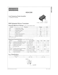 KSA1298OMTF Datasheet Page 2