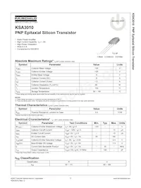 KSA3010RTU Datasheet Cover