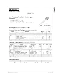 KSA708CYBU Datasheet Page 2