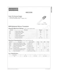 KSC2330RBU Datasheet Page 2