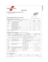 KSC2334R Datasheet Page 2