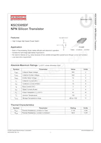 KSC5305DFTTU數據表 頁面 2