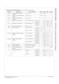 KSC5402DTTU Datasheet Page 3