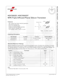KSC5502DTM Datasheet Page 2