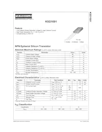 KSD1691OSTU Datasheet Page 2