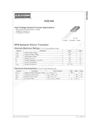 KSE340STSTU Datasheet Page 2