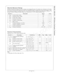 KSH122TM Datasheet Pagina 2