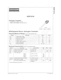 KSP14TA Datasheet Page 2