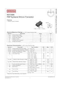 KST3906MTF Datasheet Page 2