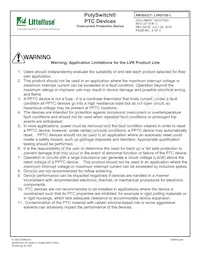 LVR075S-1 Datasheet Page 2