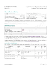 MAX14571EUD/V+ Datasheet Page 2