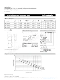 MF-R075/90-2 Datasheet Pagina 2