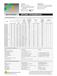 MF-R135-2-99 Datasheet Cover