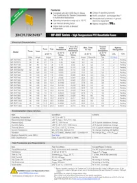 MF-RHT1300-AP Datasheet Cover