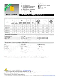 MF-RM040/240-0 Datasheet Cover