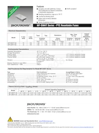 MF-SMHT160-2-6 Datasheet Cover