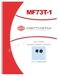 MF73T-1 10/19 Datasheet Cover