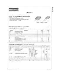 MJD210TF Datasheet Page 2