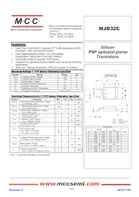 MJD32C-TP Datasheet Cover