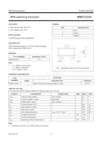 MMBT2222A Datasheet Page 3