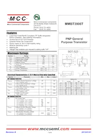 MMBT3906T-TP Datasheet Cover