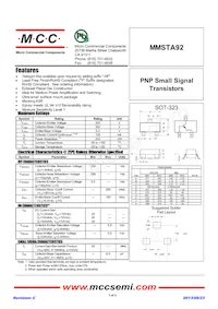 MMSTA92-TP Datasheet Copertura