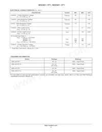 MSD601-ST1G Datasheet Pagina 2