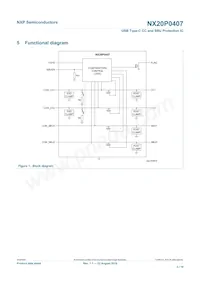NX20P0407UKAZ Datasheet Page 3