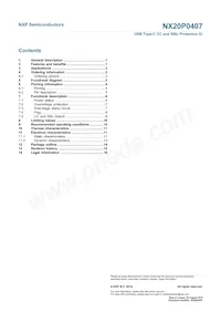 NX20P0407UKAZ Datasheet Page 18