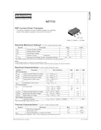 NZT753 Datasheet Page 2