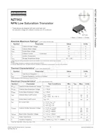 NZT902 Datasheet Page 2