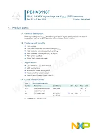 PBHV8118T Datasheet Page 2