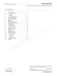 PBHV8540T Datasheet Page 13