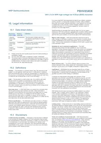 PBHV8540X Datasheet Page 13