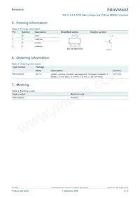 PBHV8560ZX Datasheet Page 2