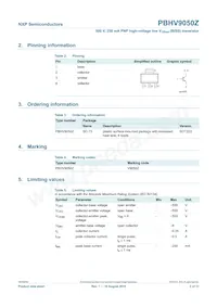 PBHV9050Z/ZLX Datasheet Page 3