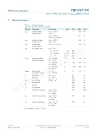 PBHV9115X Datasheet Page 6
