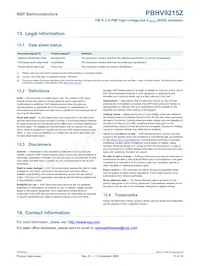 PBHV9215Z Datasheet Pagina 12