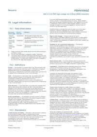 PBHV9560ZX Datasheet Page 12