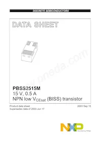 PBSS2515M數據表 頁面 2