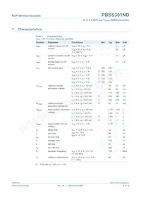 PBSS301ND Datasheet Page 7