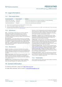 PBSS301ND Datasheet Pagina 14